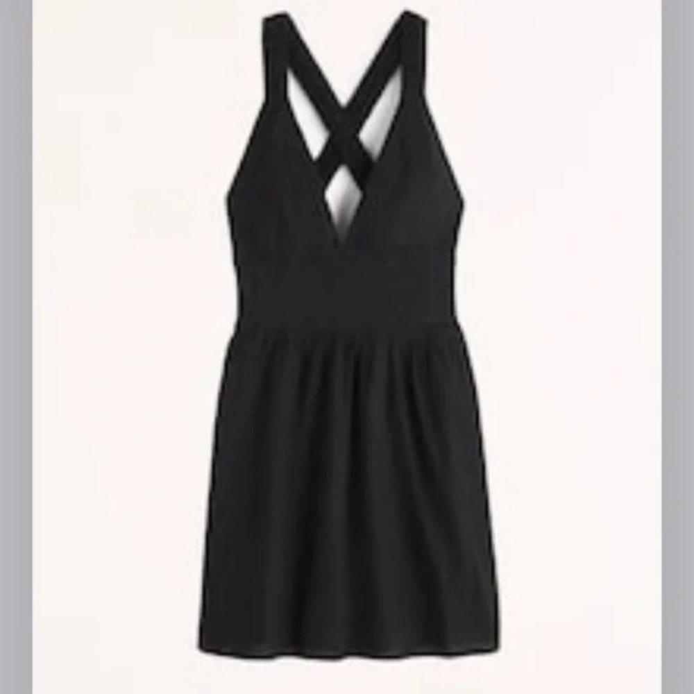 Scrunchie Strap Deep-V Skort
